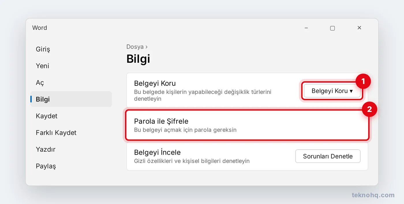Dosya Nasıl Şifrelenir? Word, Excel, PDF ve ZIP Dosyasına Parola Koyma