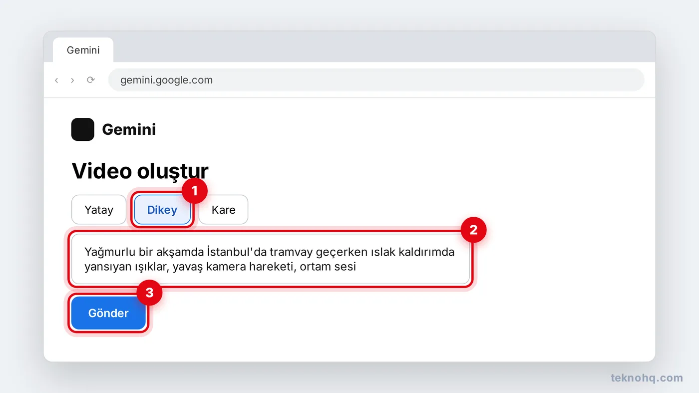 Gemini ile Video Nasıl Oluşturulur? Gemini Omni (Eski Veo) Kullanım Rehberi
