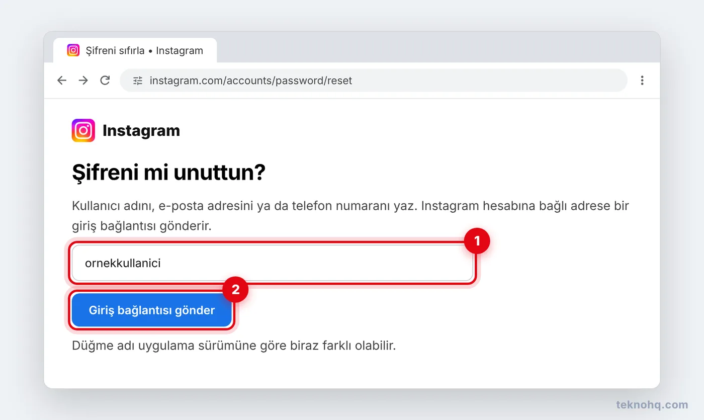 Instagram Şifremi Unuttum: E-posta, Telefon ya da Kullanıcı Adıyla Sıfırlama